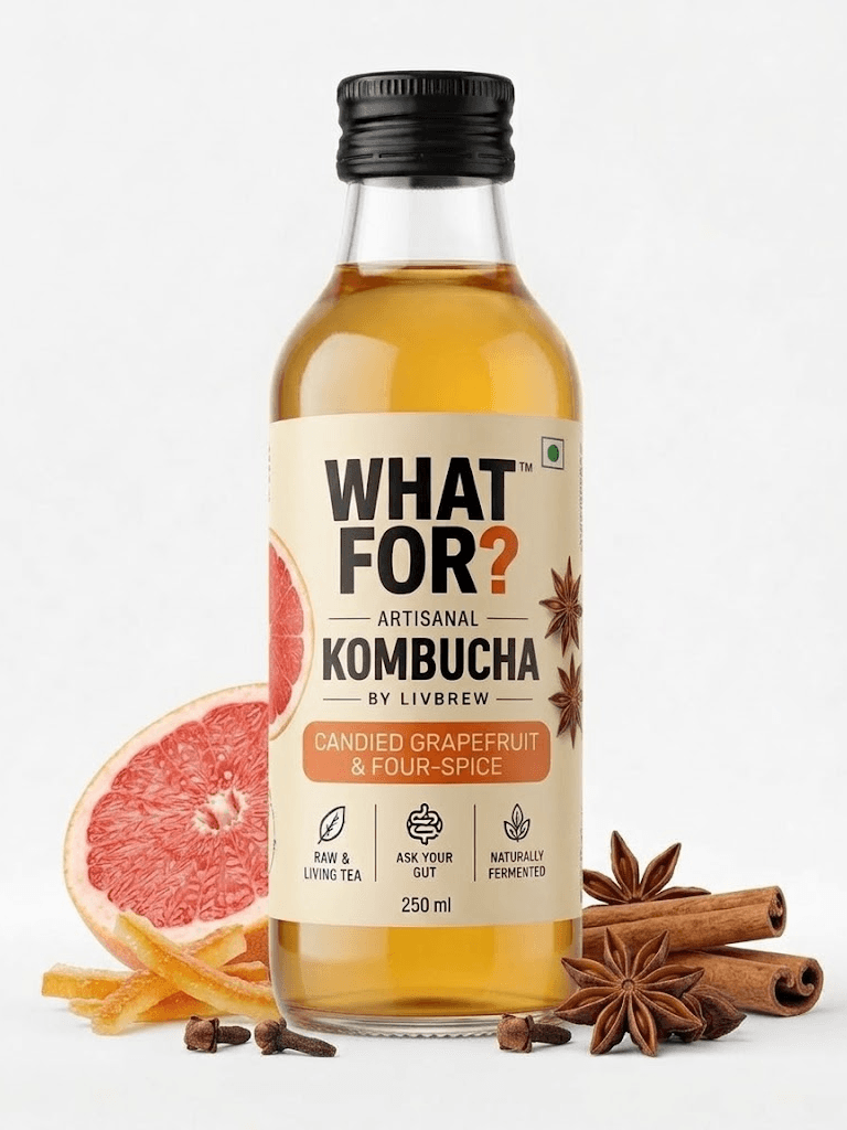 WHAT FOR? Candied grapefruit & four-spice blend