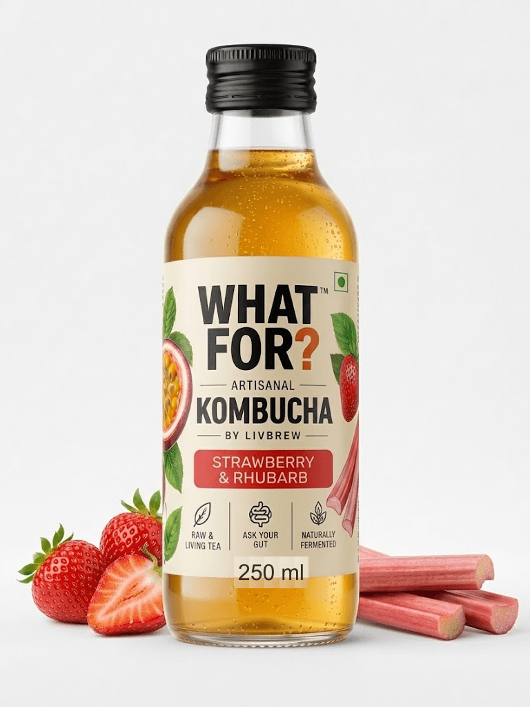 WHAT FOR? Strawberry & rhubarb